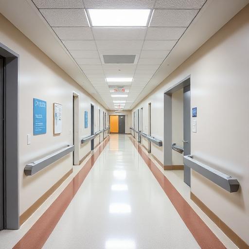 Hospital corridor renovation