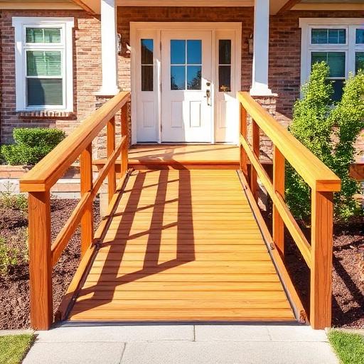 ADA-compliant wheelchair ramp